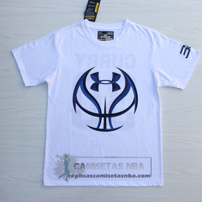Camiseta Manga Corta Under Curry Blanco